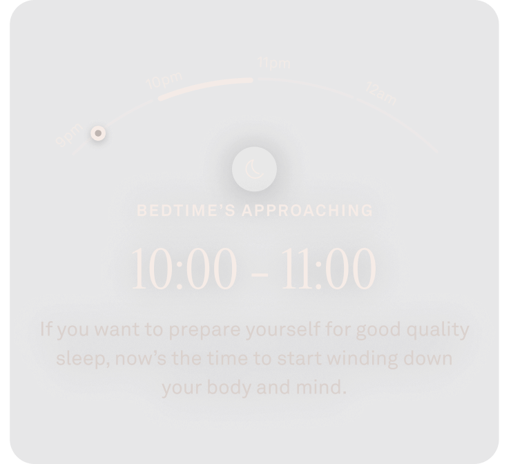 Sleep insights UI